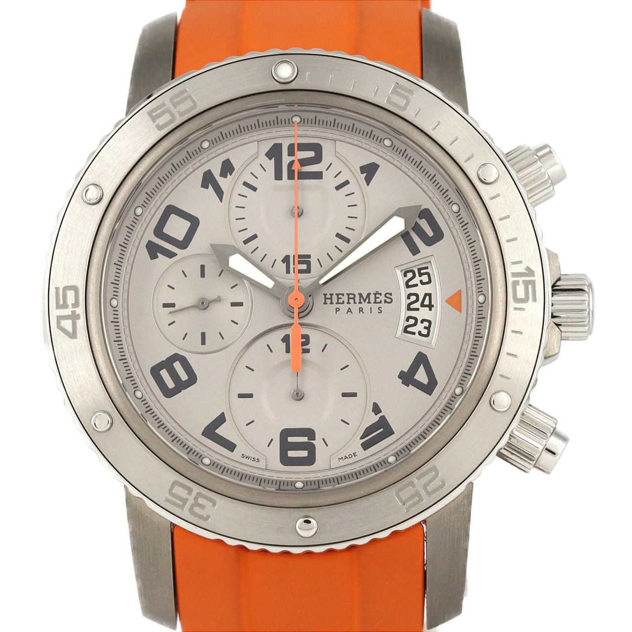 エルメス クリッパーダイバークロノメカニック SSxTI CP2.941/W035437WW00 SSxTI 自動巻