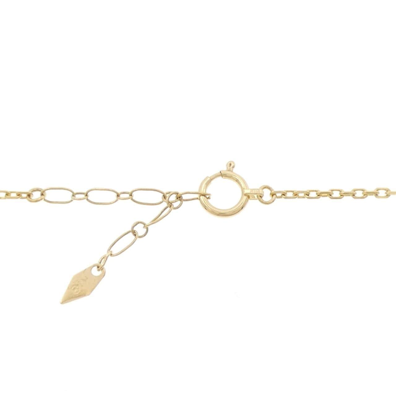 K18YG ハート ダイヤモンド ネックレス 0.18CT