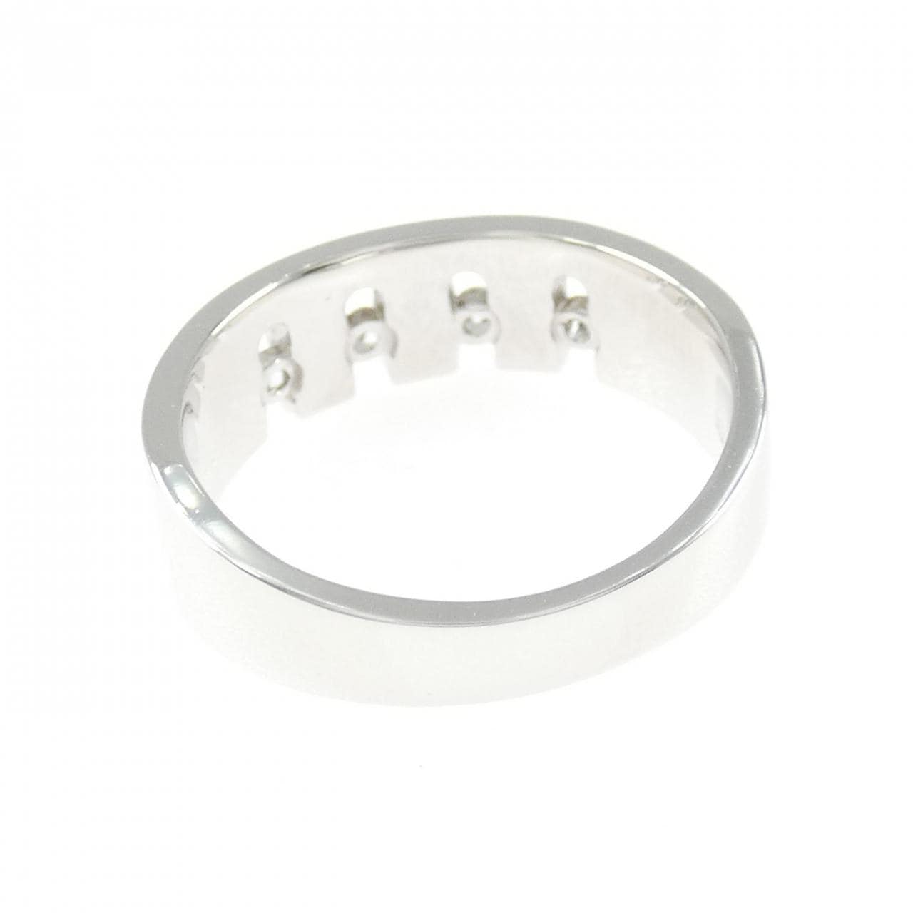 K18WG ダイヤモンド リング 0.10CT