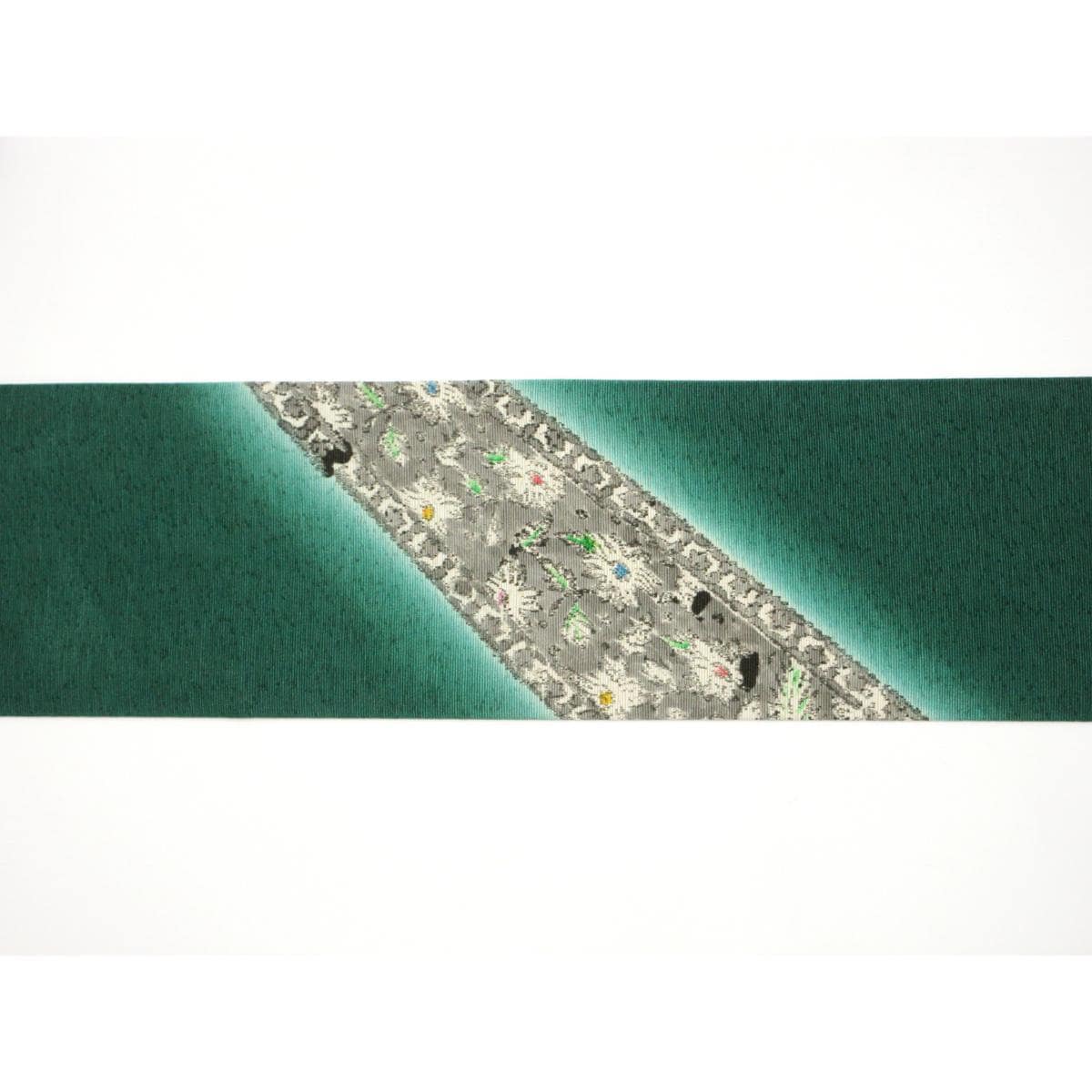 名古屋帯　川端美朝　古代印度木版更紗