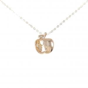 750PG ダイヤモンド ネックレス 0.015CT