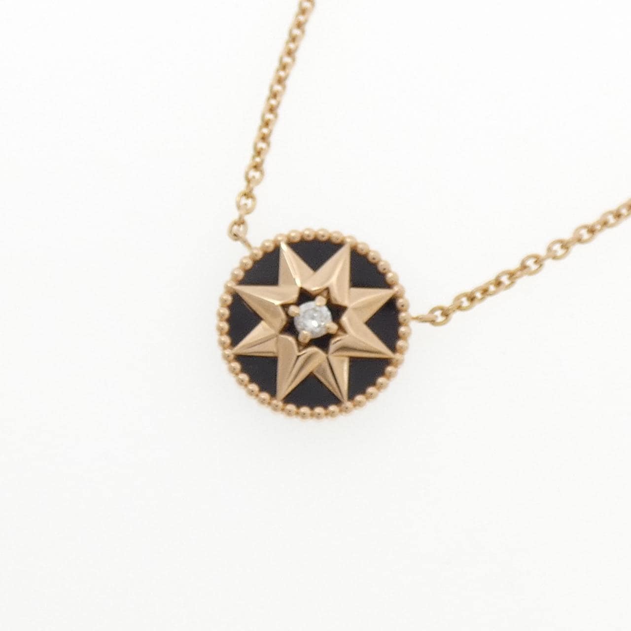 クリスチャンディオール ローズ デ ヴァン ネックレス