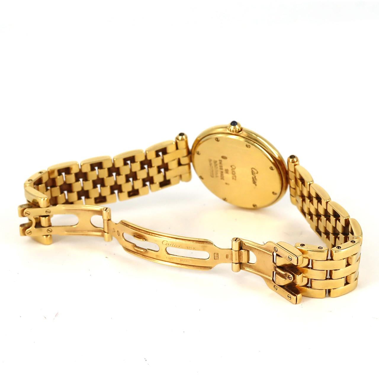 【ノーメンテナンス還元価格】カルティエ パンテールヴァンドームLM YG 83784647 YG クォーツ