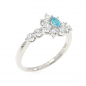 PT900 パライバトルマリン リング 0.07CT