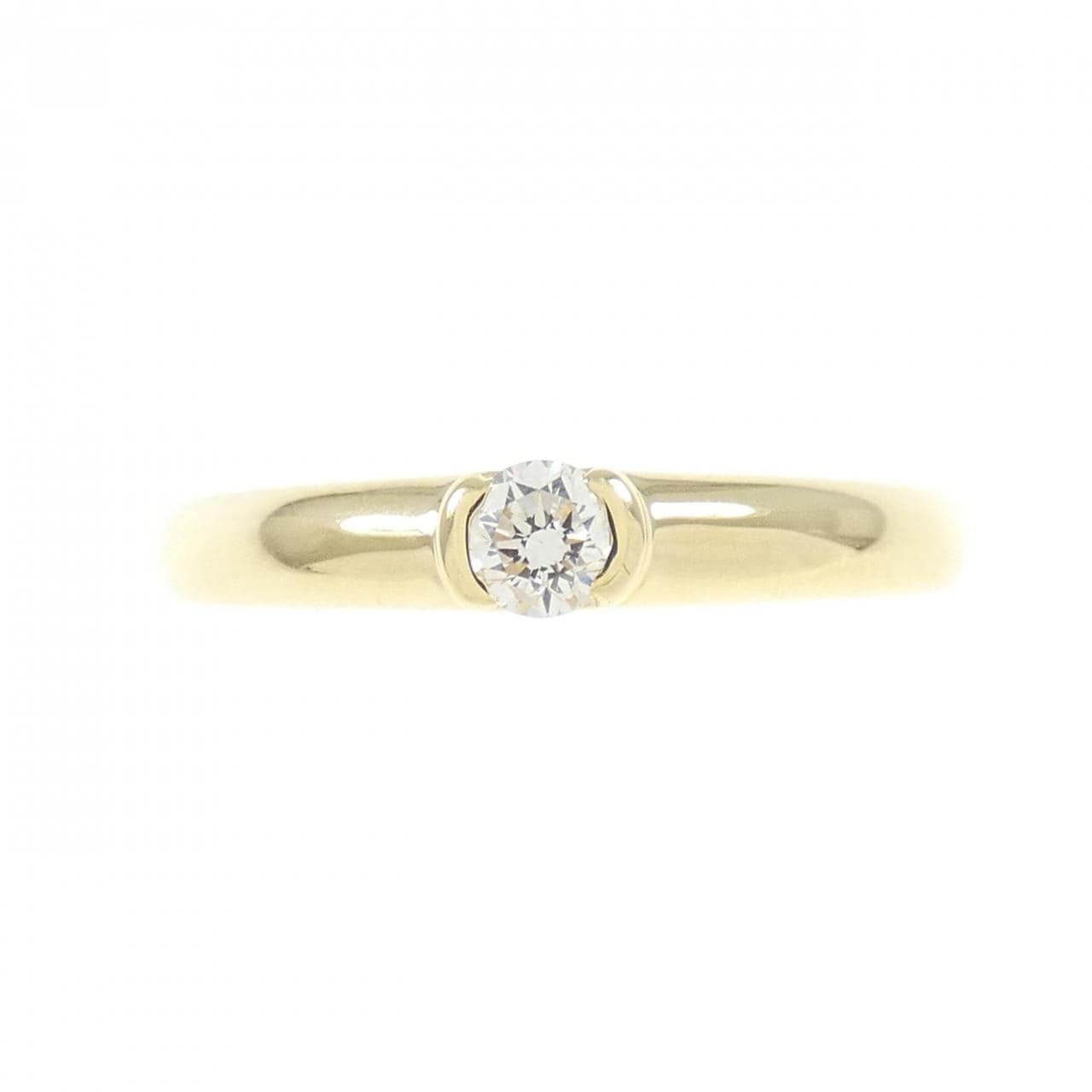 K18YG ダイヤモンド リング 0.09CT