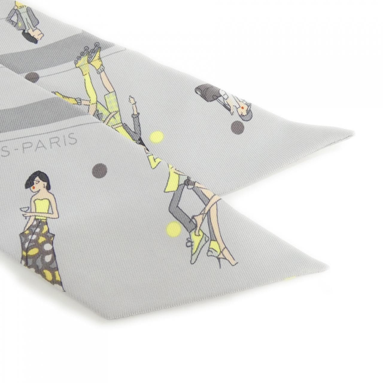 エルメス EX-LIBRIS LES PARISIENNE ツイリー 063416S スカーフ