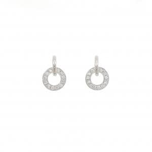 K14WG ダイヤモンド ピアス