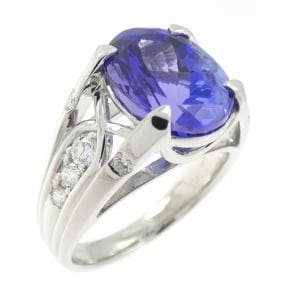 PT900 タンザナイト リング 5.32CT
