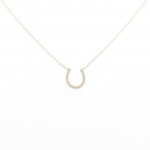 スタージュエリー ホースシュー ダイヤモンド ネックレス 0.07CT