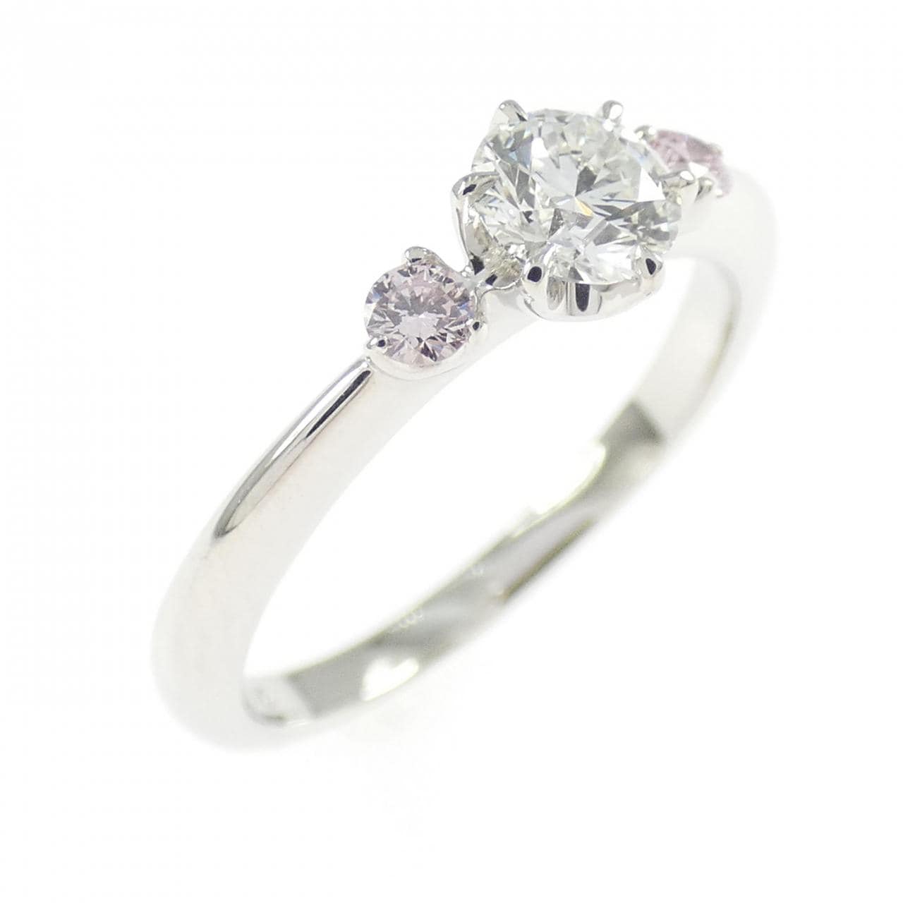 PT950 ダイヤモンド リング 0.273CT F SI1 3EXT H&C