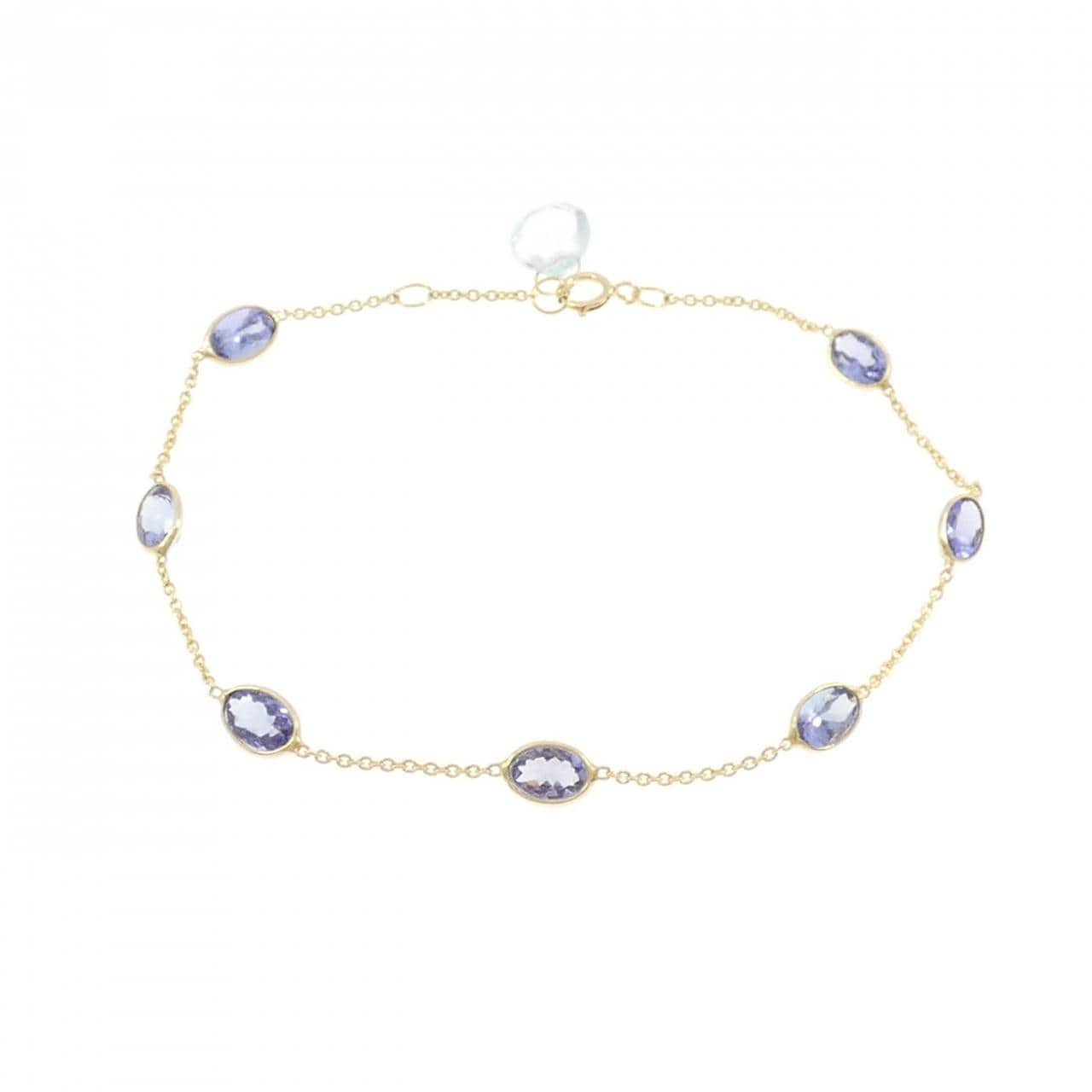 750YG タンザナイト ブレスレット