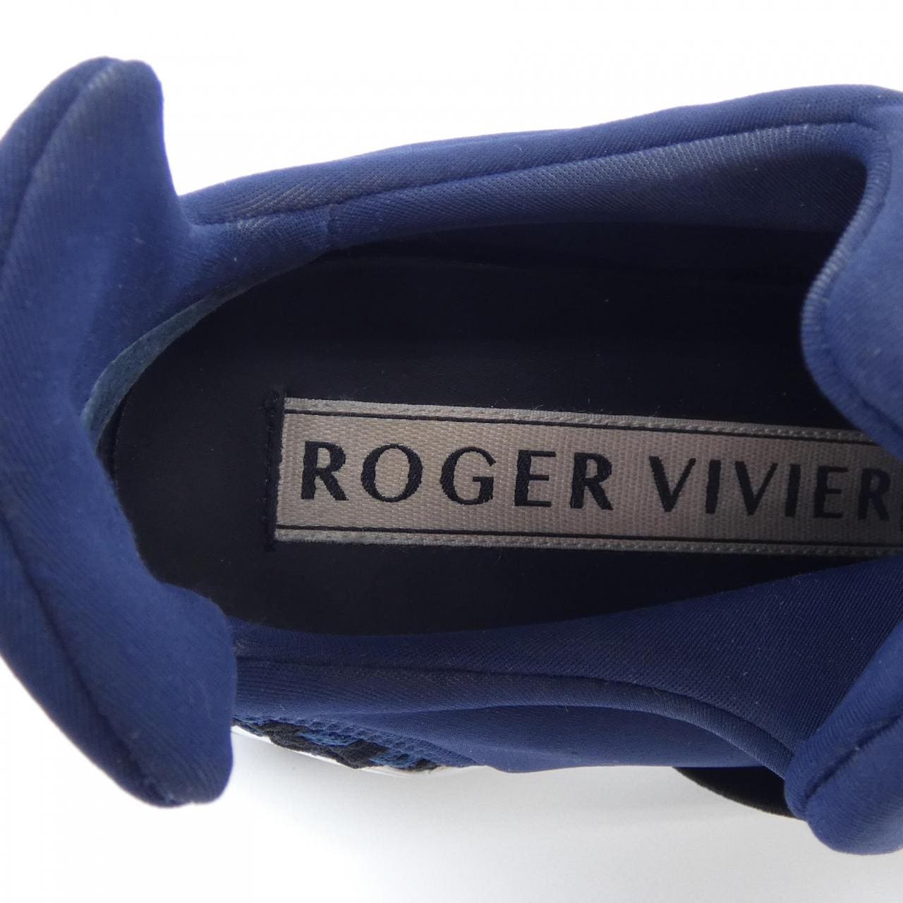 ロジェヴィヴィエ ROGER VIVIER ヴィヴ ラン　ストラスバックル スニーカー