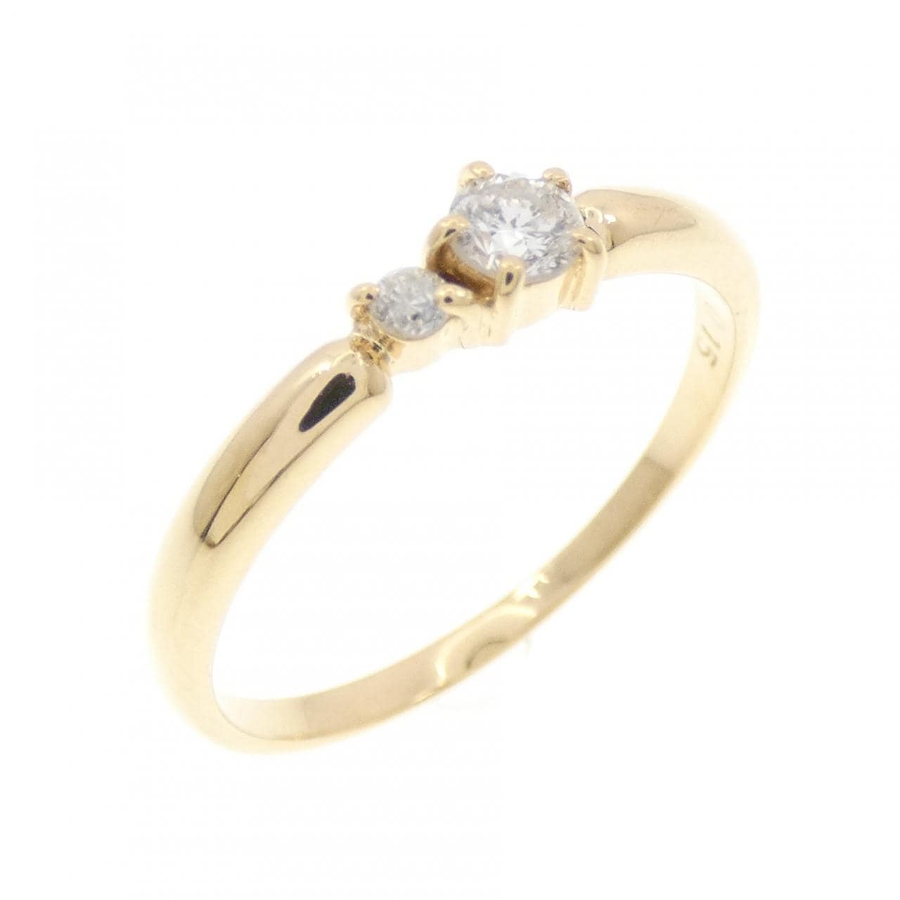 K18YG ダイヤモンド リング 0.15CT