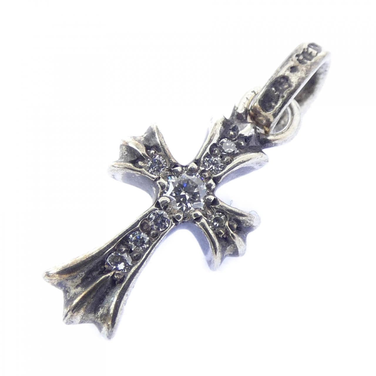 クロムハーツ CHROME HEARTS CH CROSS BABY FAT PAVE DMND ベイビーファット 202033722SLVXXX036 ペンダント