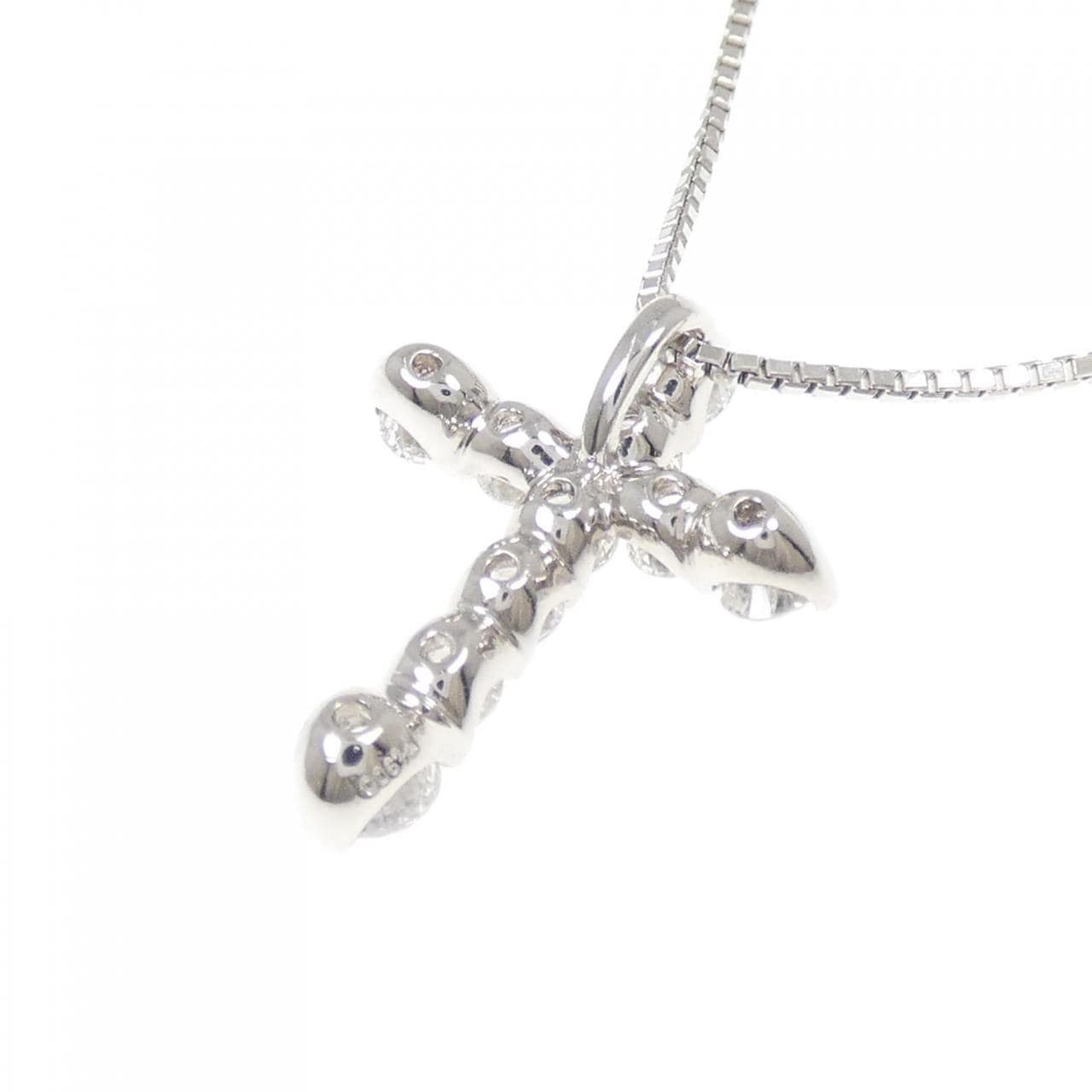 PT900/PT850 クロス ダイヤモンド ネックレス 1.53CT