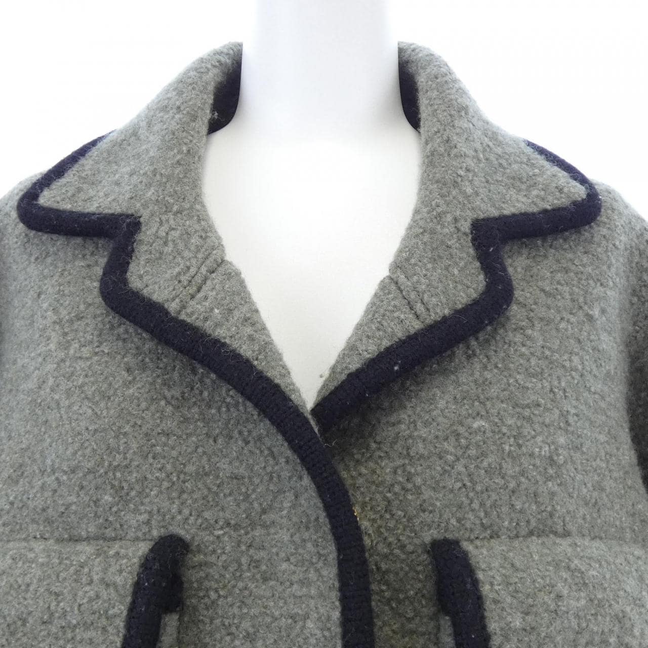 LOUIS VUITTON图案饰边羊毛衬衫 FPKC11ANC