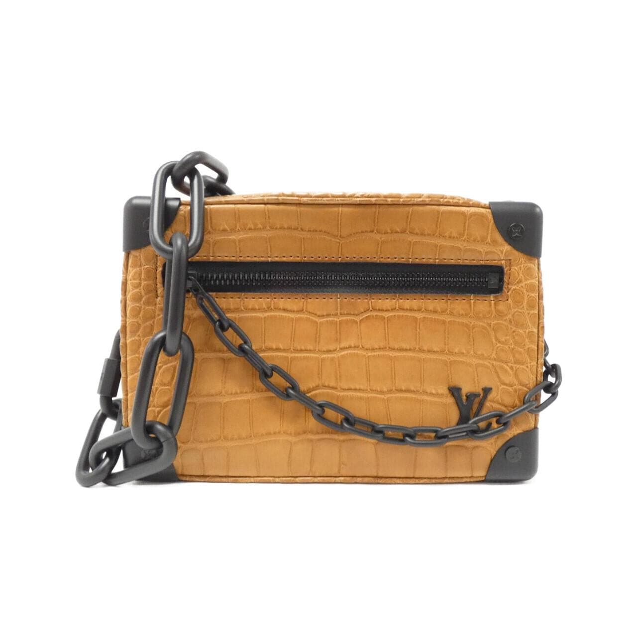 LOUIS VUITTON Exotic Leather Mini Soft Trunk N81640 Shoulder Bag