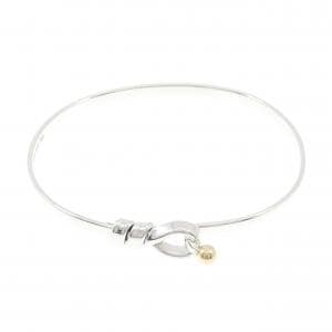 【ヴィンテージ】ティファニー フック&アイ バングル