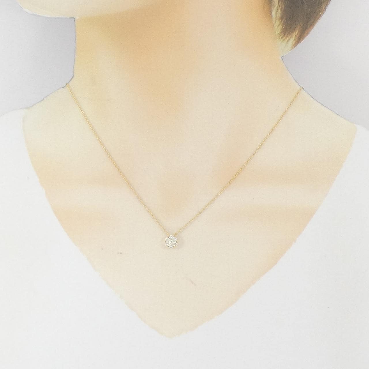 ポンテヴェキオ フラワー ネックレス 0.26CT