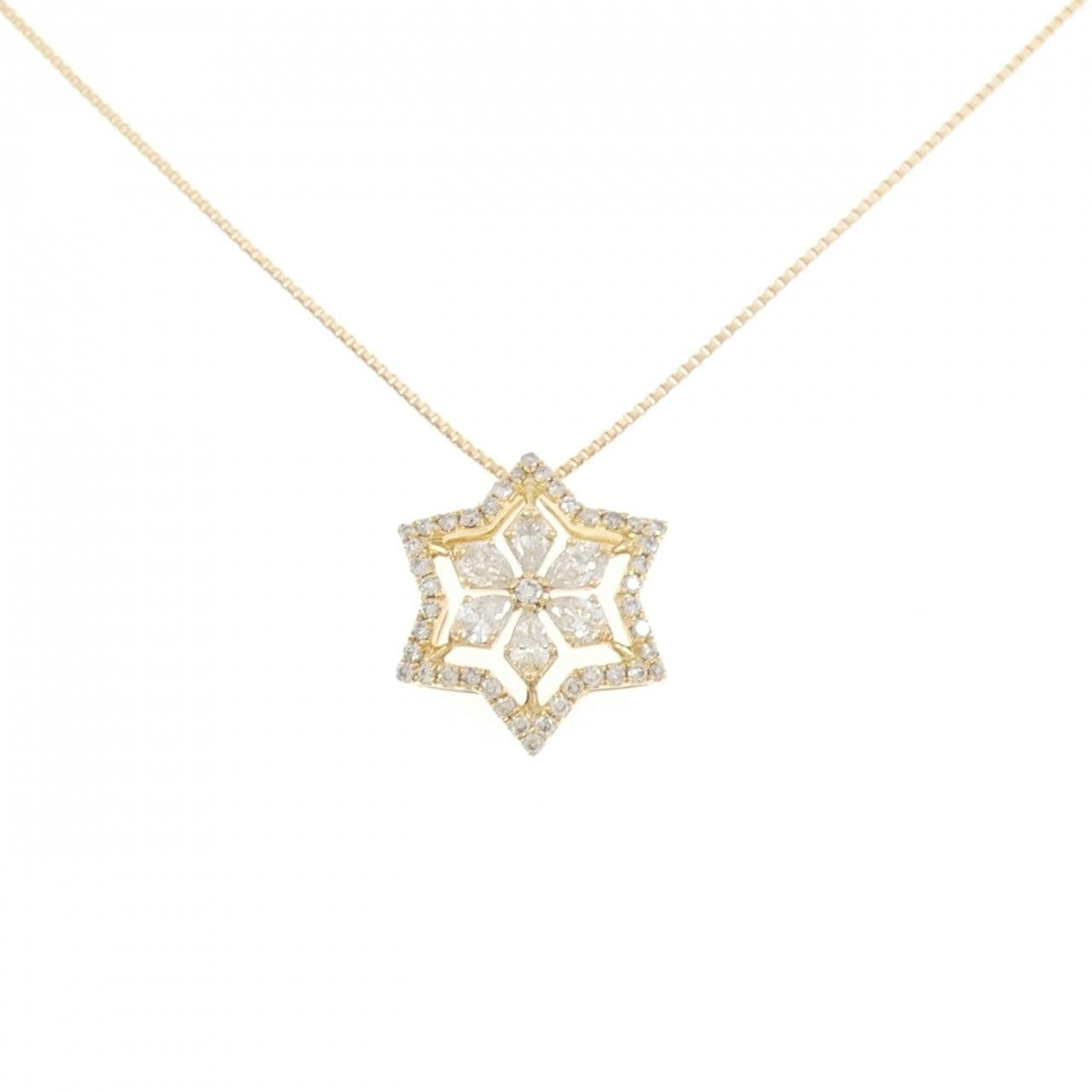 K18YG ダイヤモンド ネックレス 0.30CT