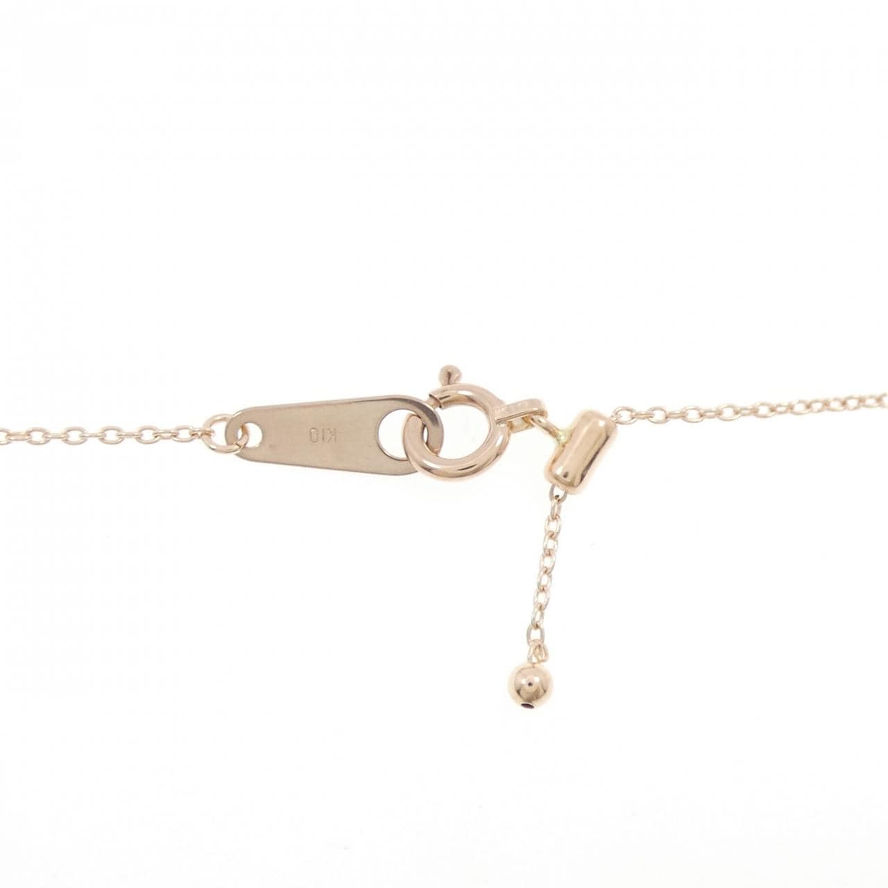 K10PG ダイヤモンド ネックレス 0.03CT