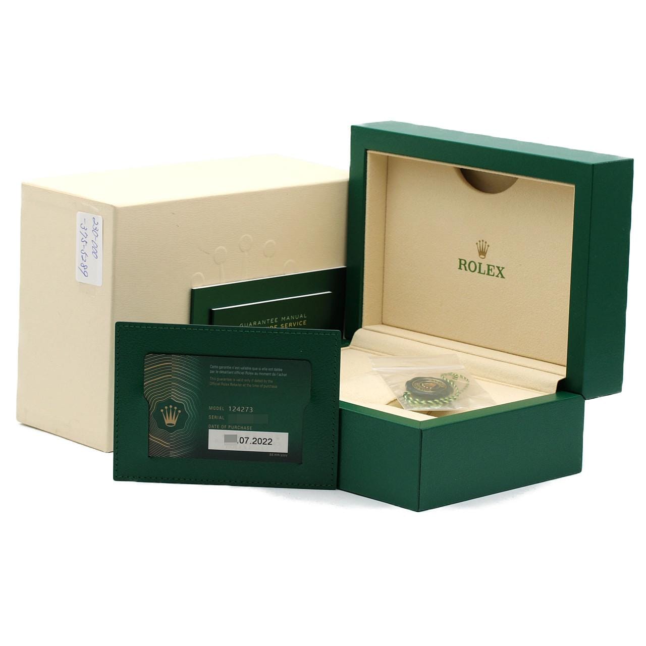 ロレックス エクスプローラーI 124273 SSxYG 自動巻 ランダム番