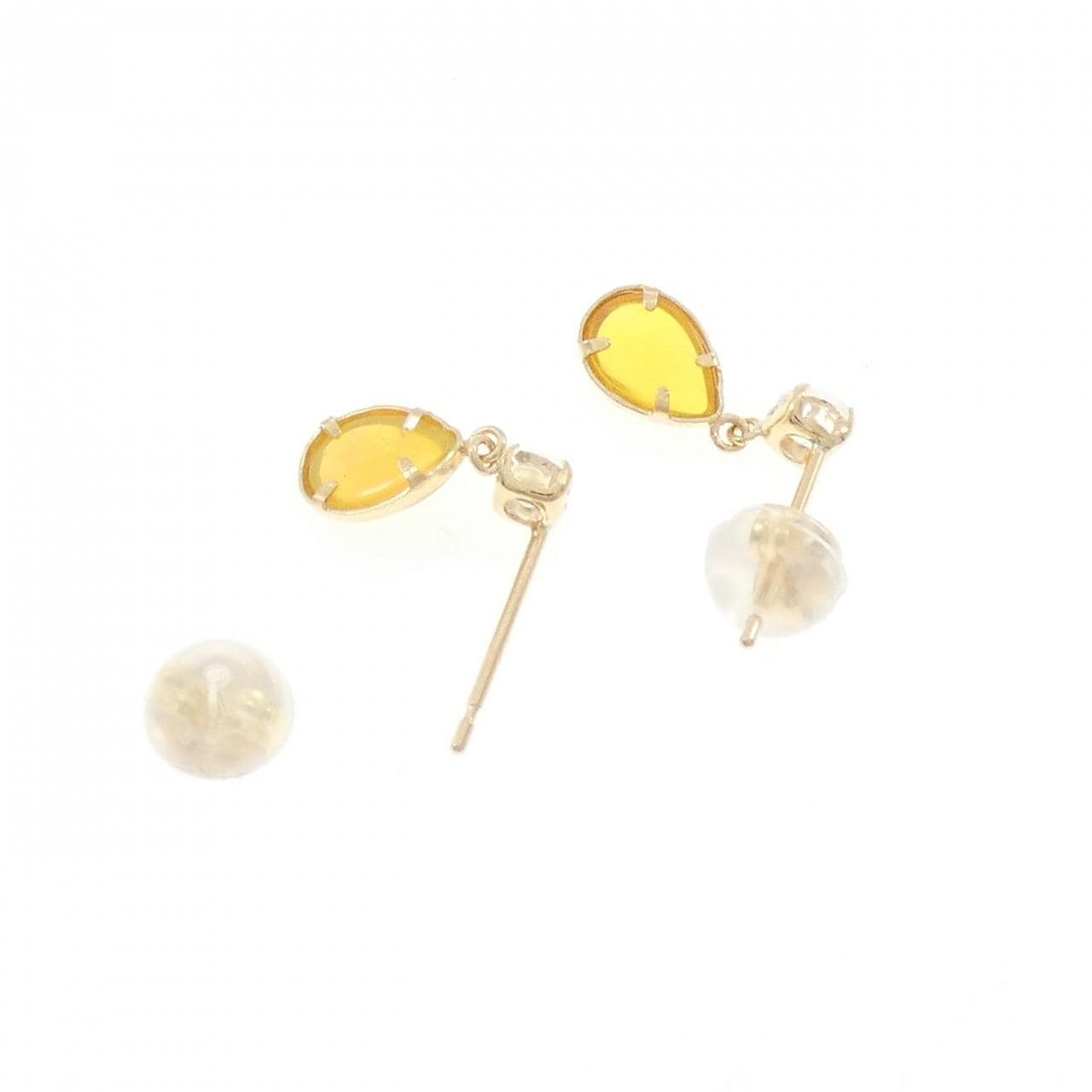 K18YG オパール ピアス