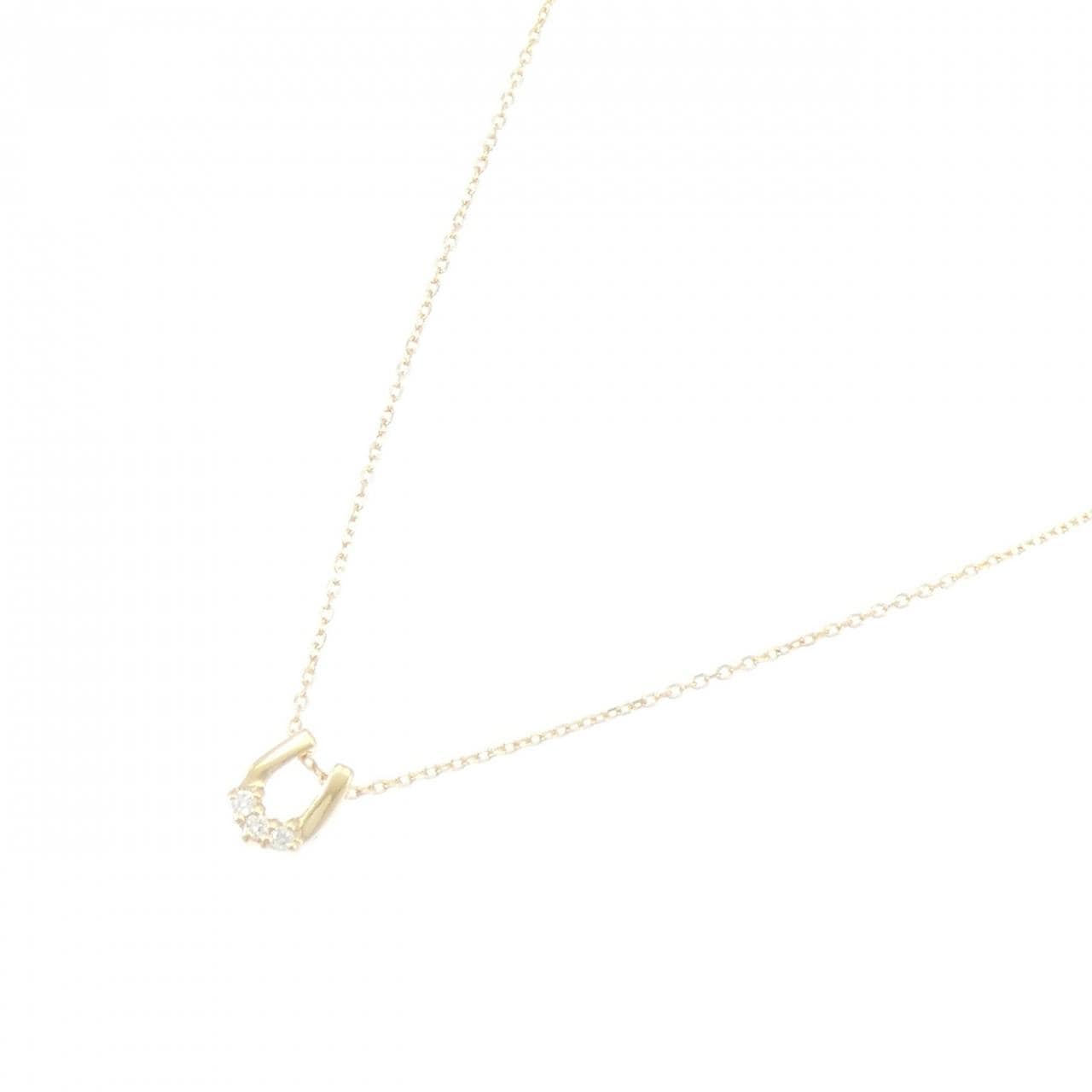 K18YG ダイヤモンド ネックレス