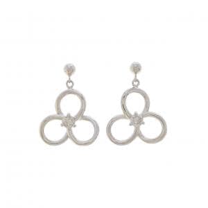 PT900 ダイヤモンド ピアス 0.24CT