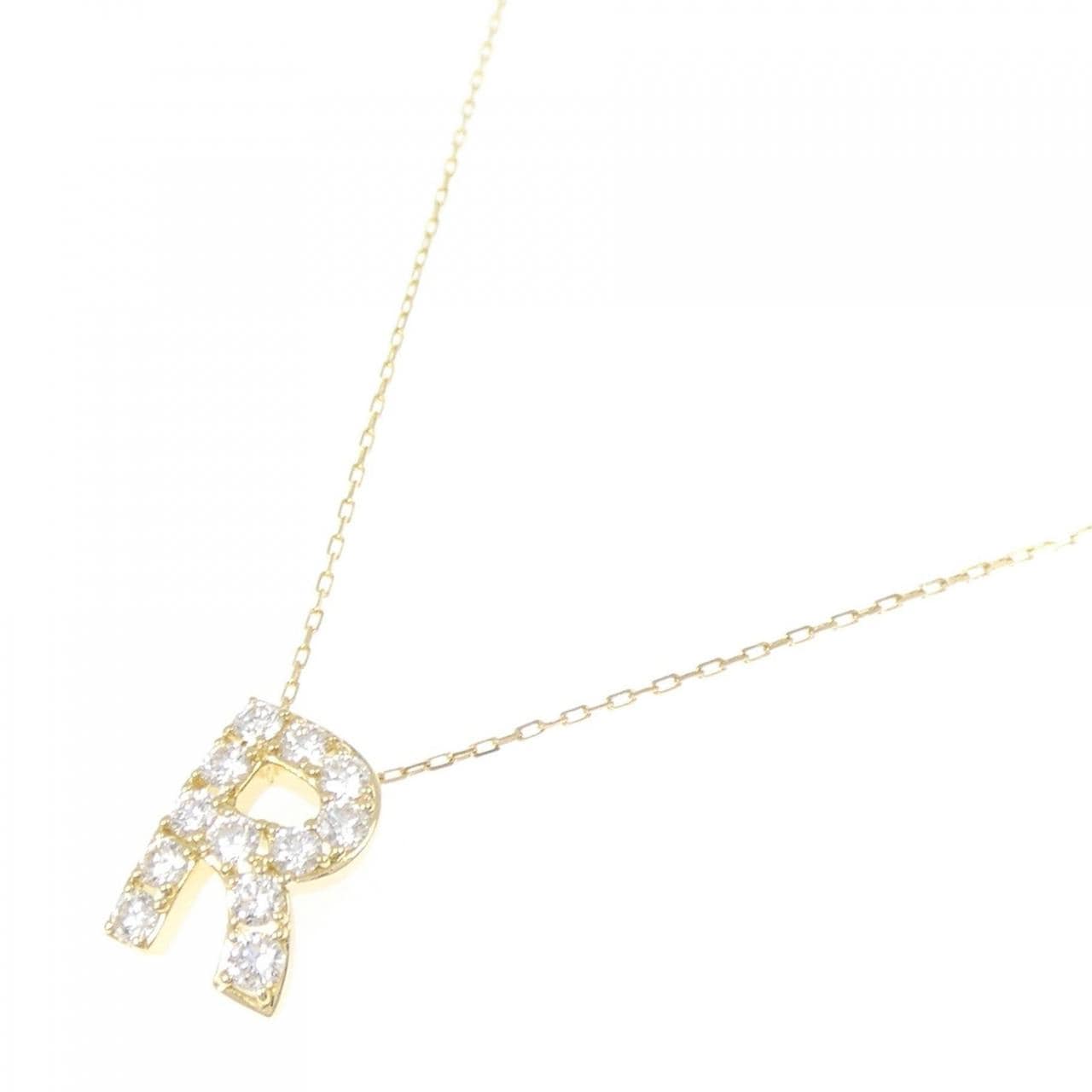アーカー プルミエトワール イニシャル ネックレス 0.24CT