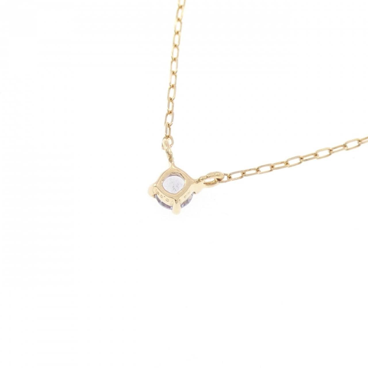 K18YG タンザナイト ネックレス 0.09CT