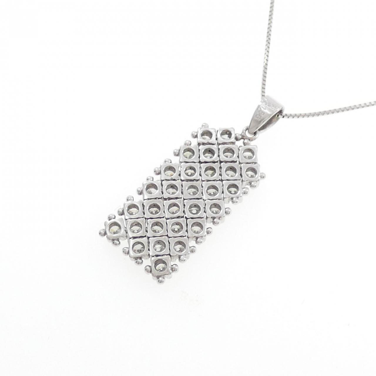 PT900/PT850 ダイヤモンド ネックレス 1.56CT