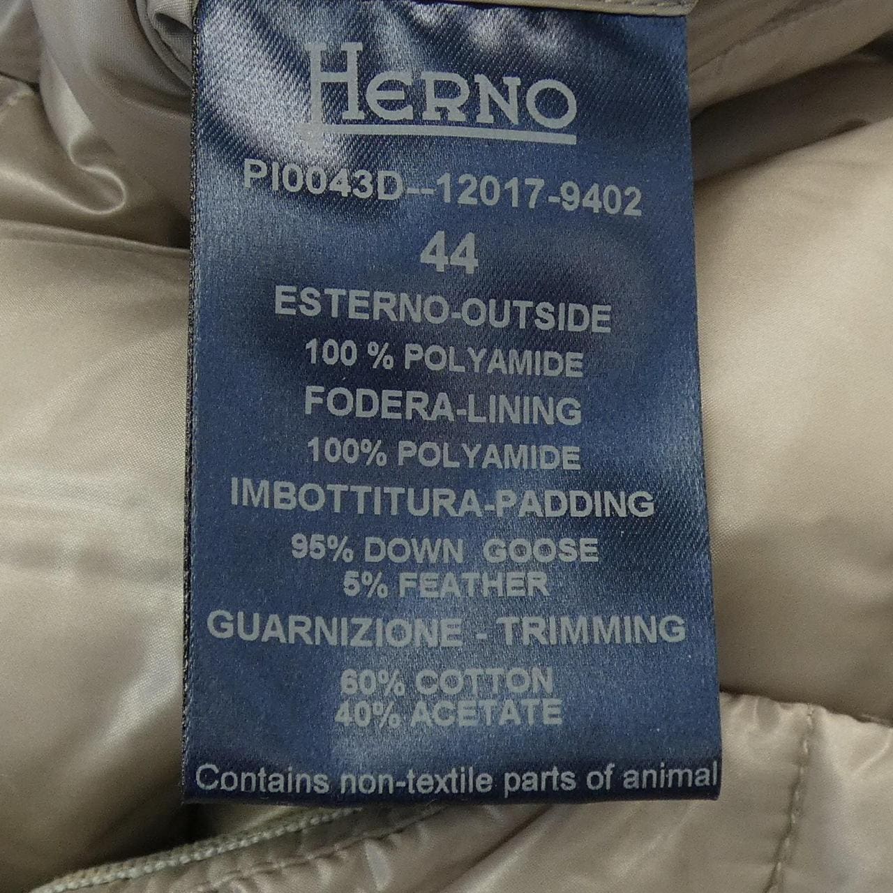 ヘルノ Herno PI0043D ダウンジャケット