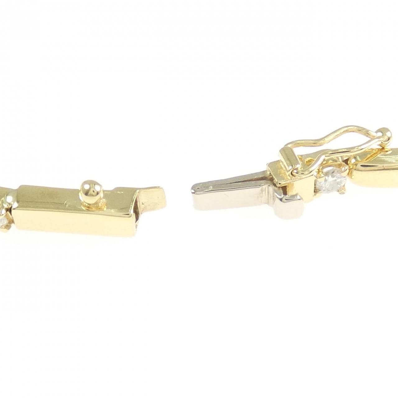 750YG ダイヤモンド ブレスレット 1.00CT
