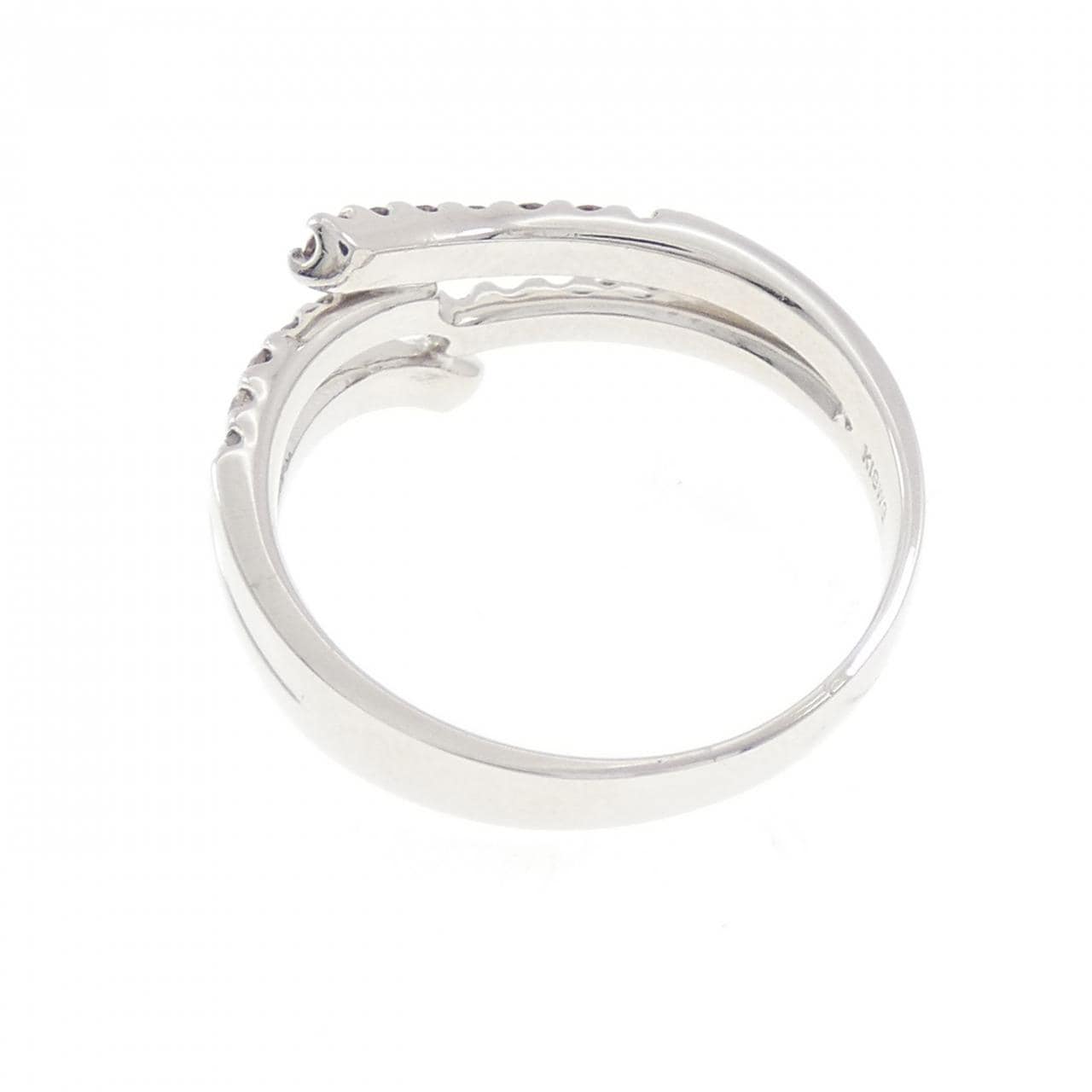K18WG ダイヤモンド リング 0.50CT