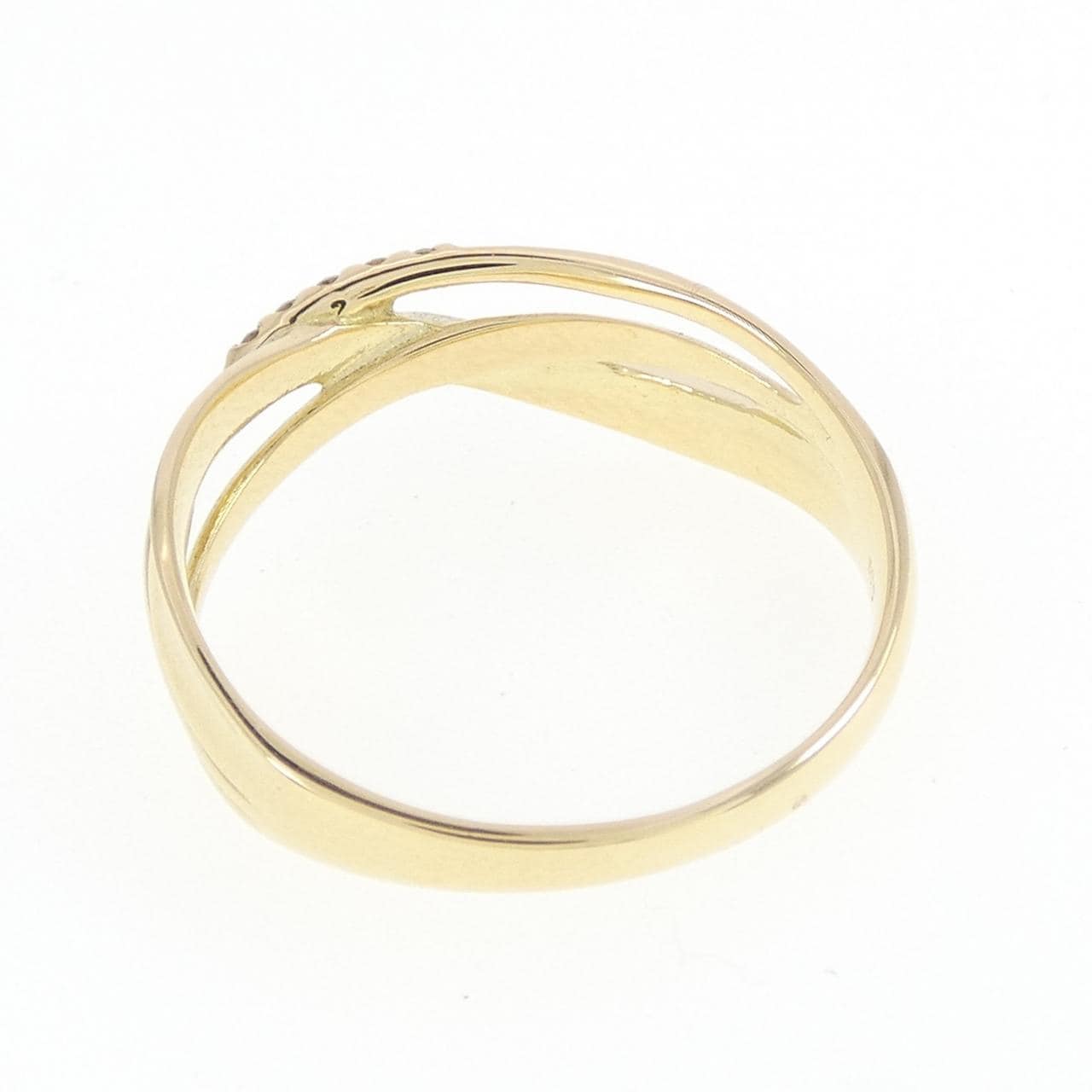 K18YG ダイヤモンド リング 0.03CT