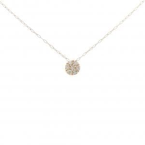 K10PG ダイヤモンド ネックレス 0.10CT