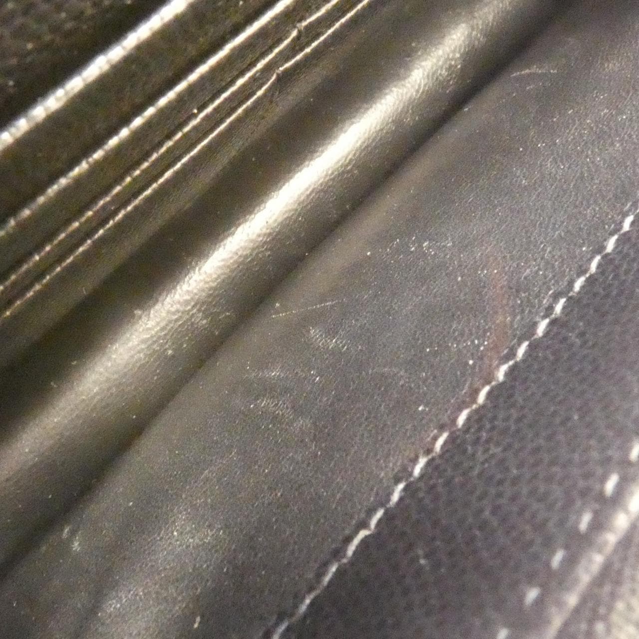 サンローラン 393953 BOW01 チェーンウォレット