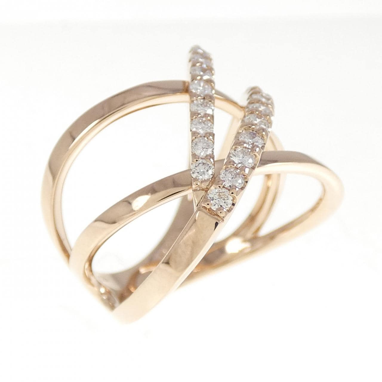 K18PG ダイヤモンド リング 0.50CT