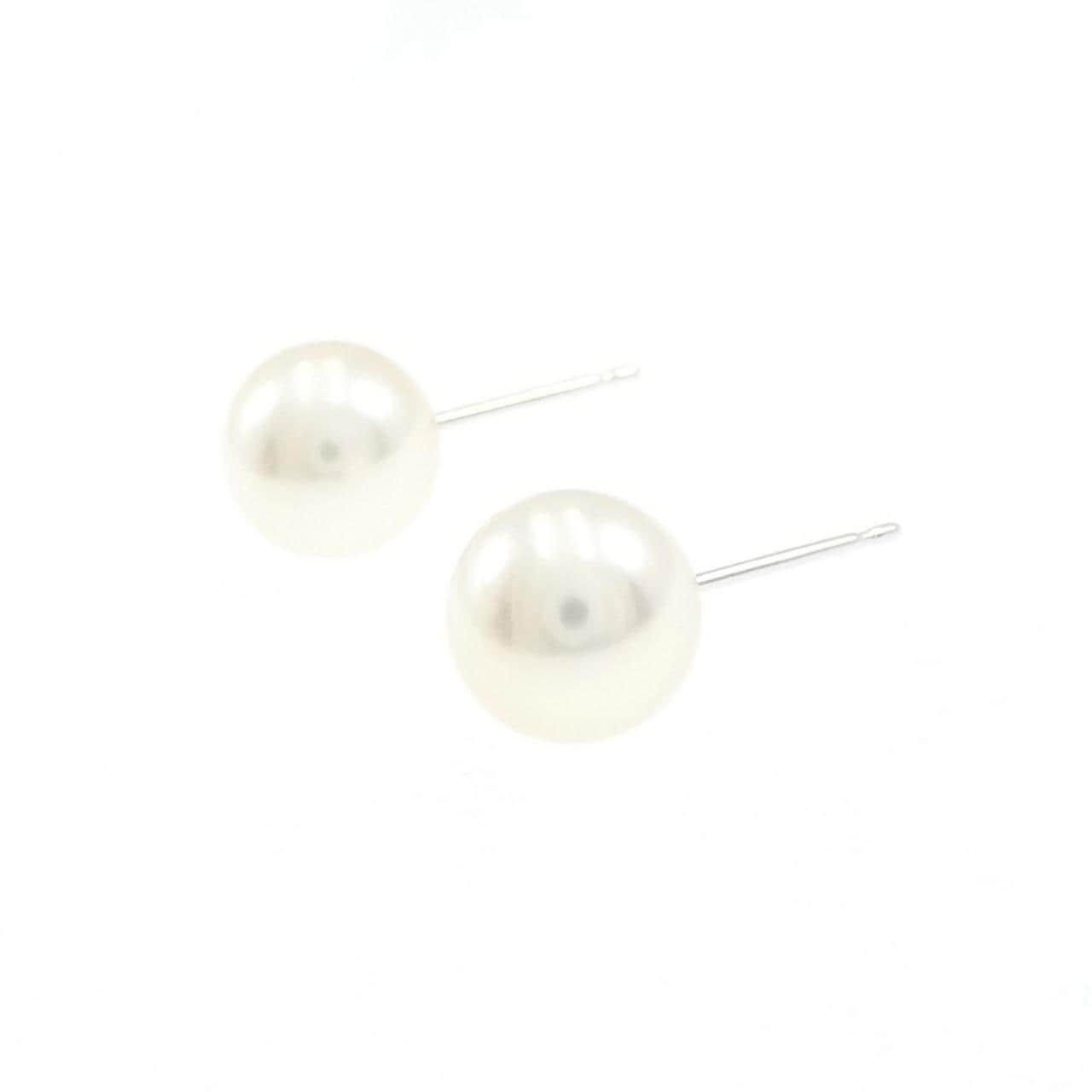 K14WG アコヤパール ピアス 7.6mm