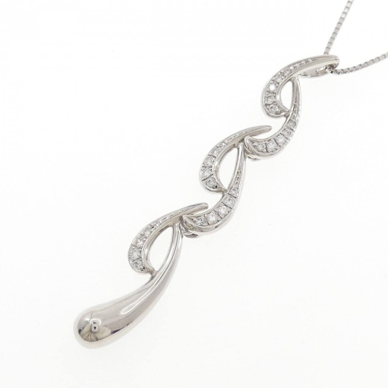 PT900/PT850 ダイヤモンド ネックレス 0.20CT