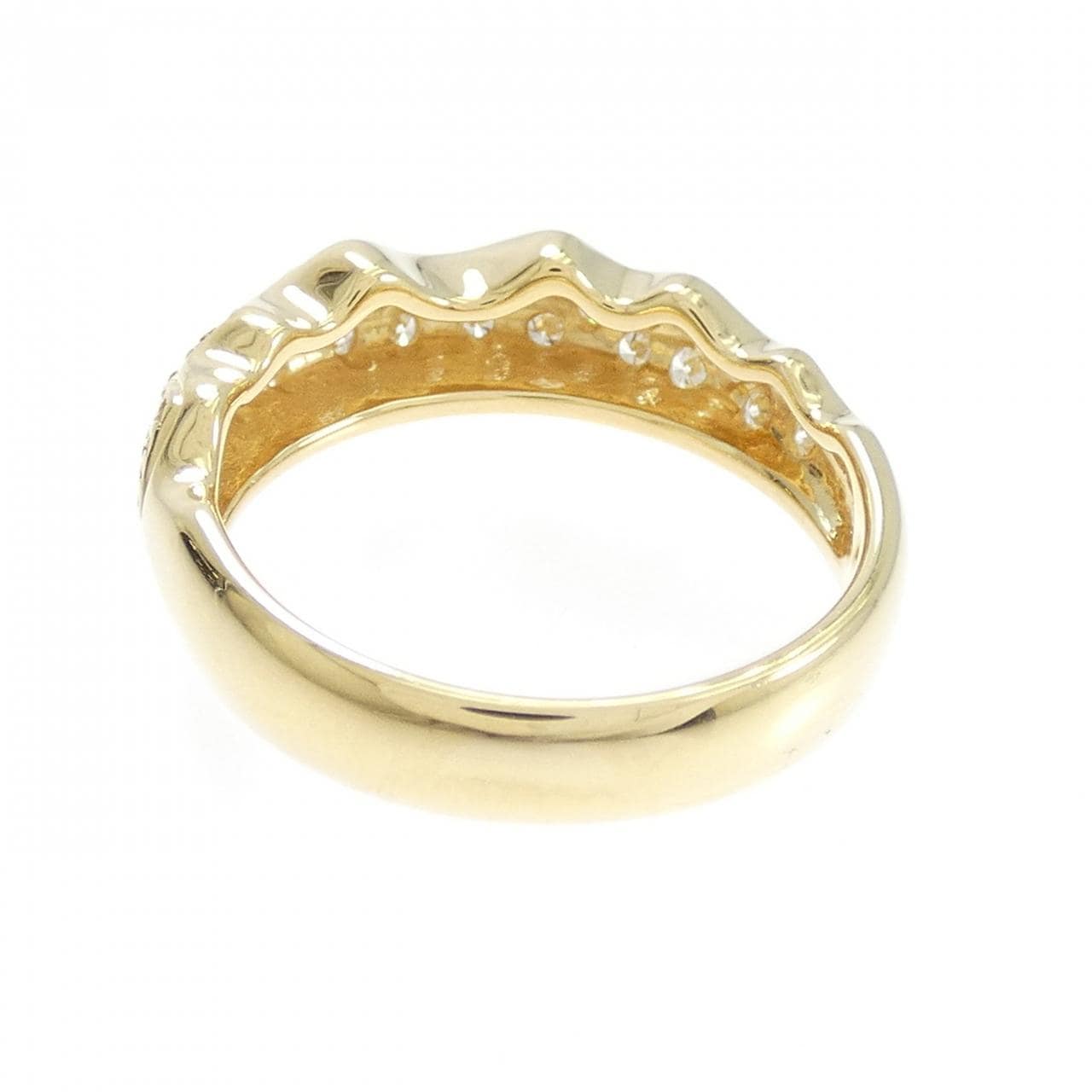 K18YG ダイヤモンド リング 0.42CT