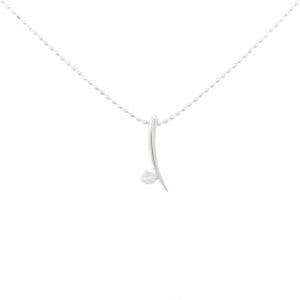 K18WG ダイヤモンド ネックレス 0.07CT