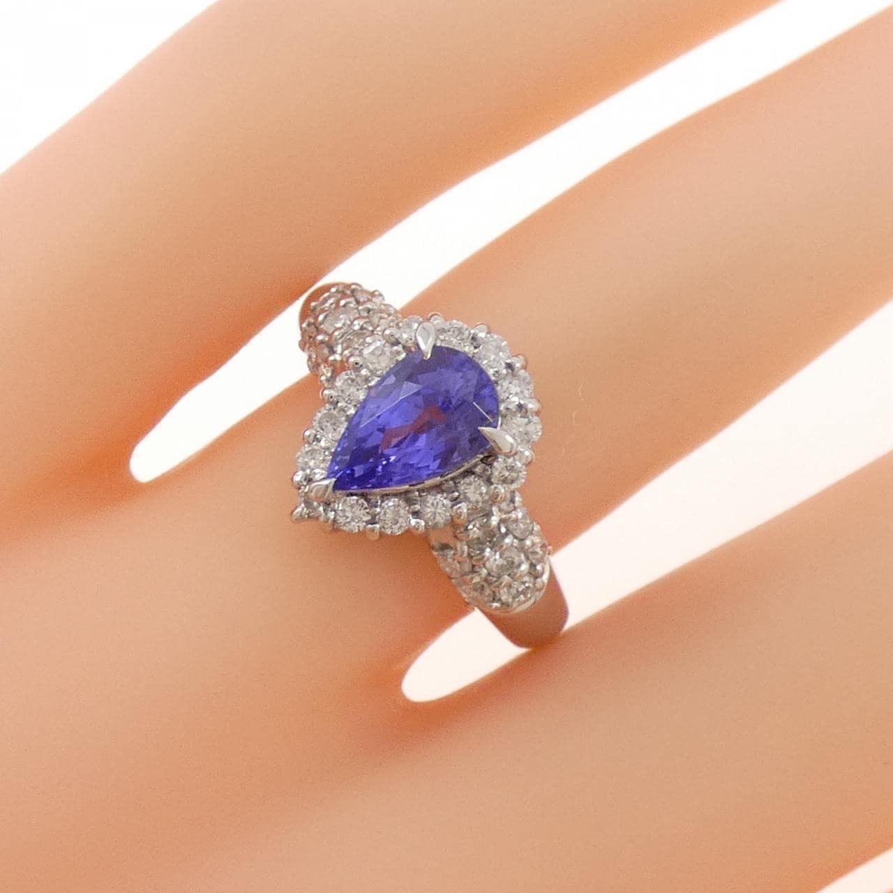 PT900 タンザナイト リング 1.11CT