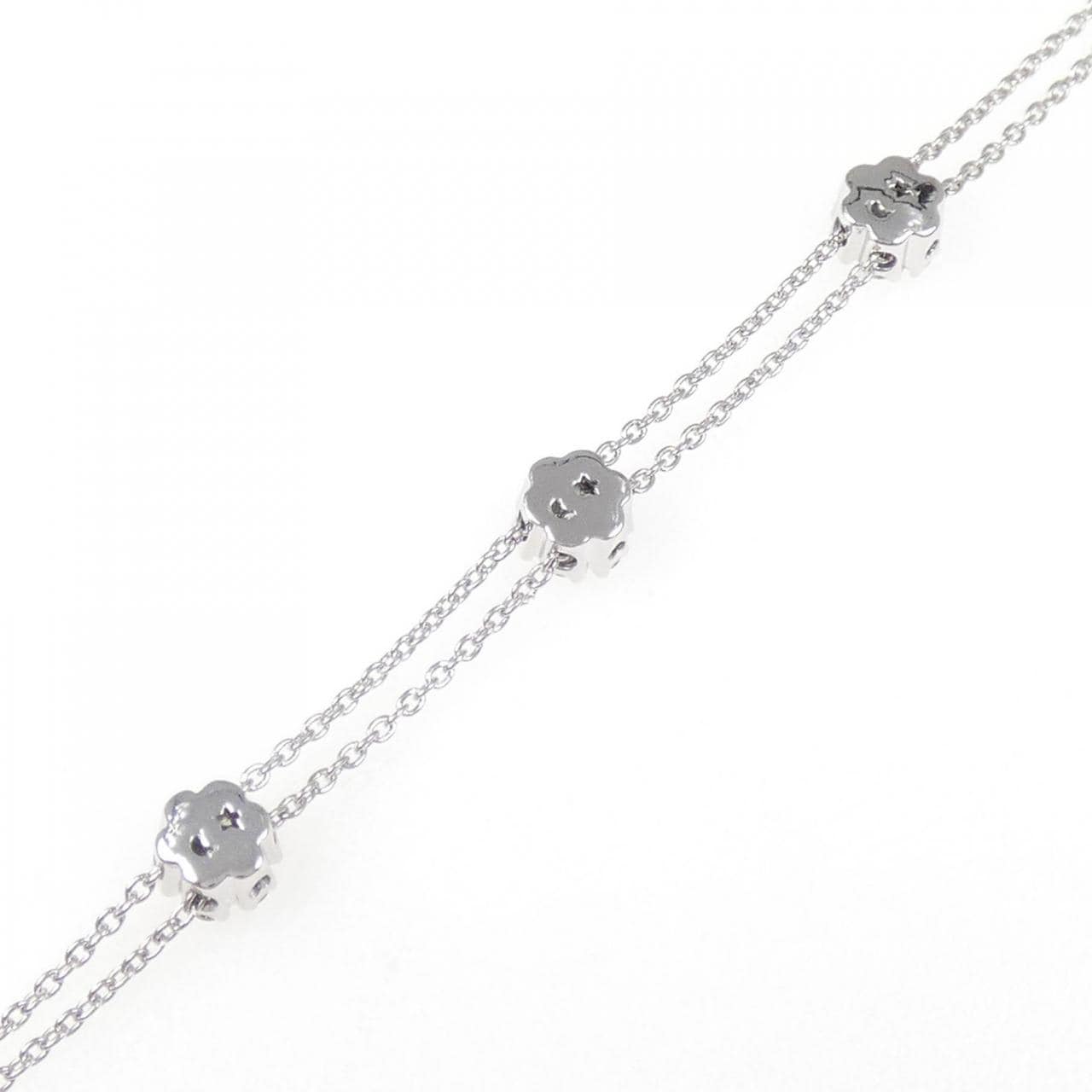 ポンテヴェキオ フラワー ダイヤモンド ブレスレット 0.41CT