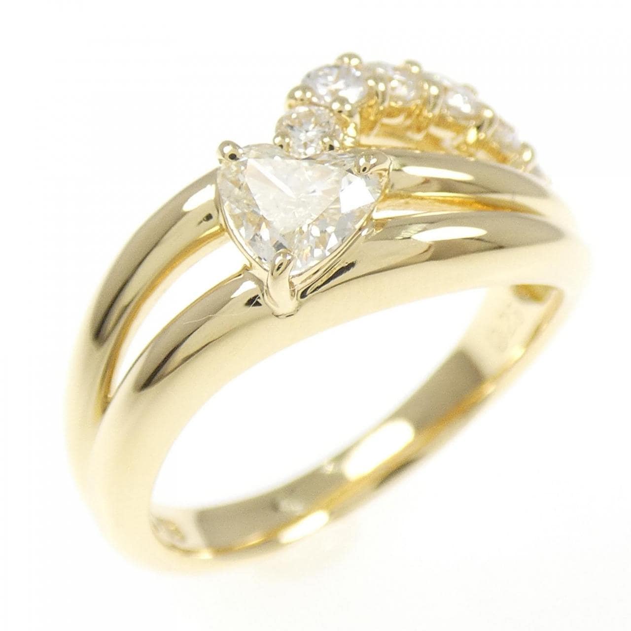 K18YG ダイヤモンド リング 0.26CT