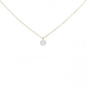 アガット ダイヤモンド ネックレス 0.2CT