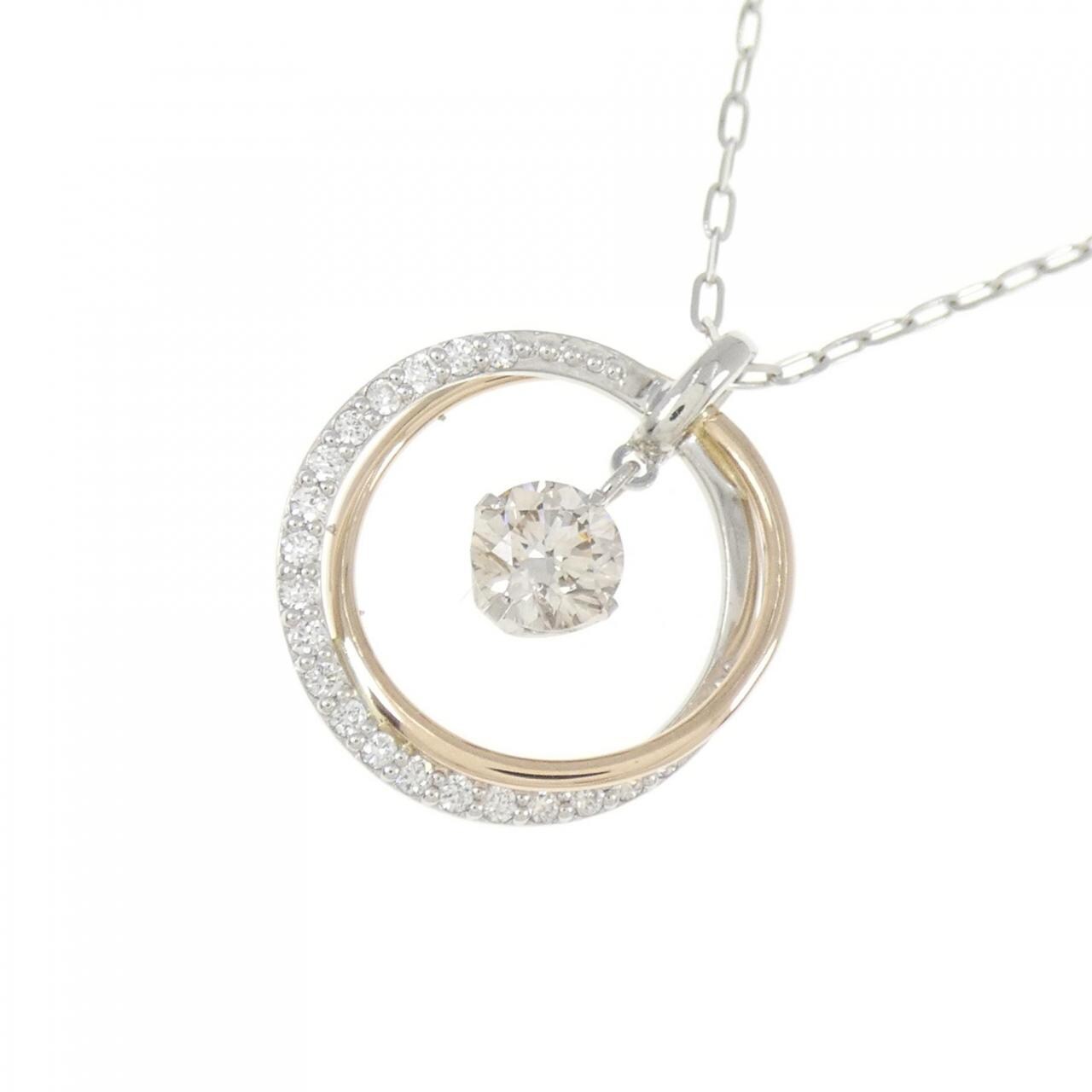 K18WG/K18PG ダイヤモンド ネックレス 0.30CT