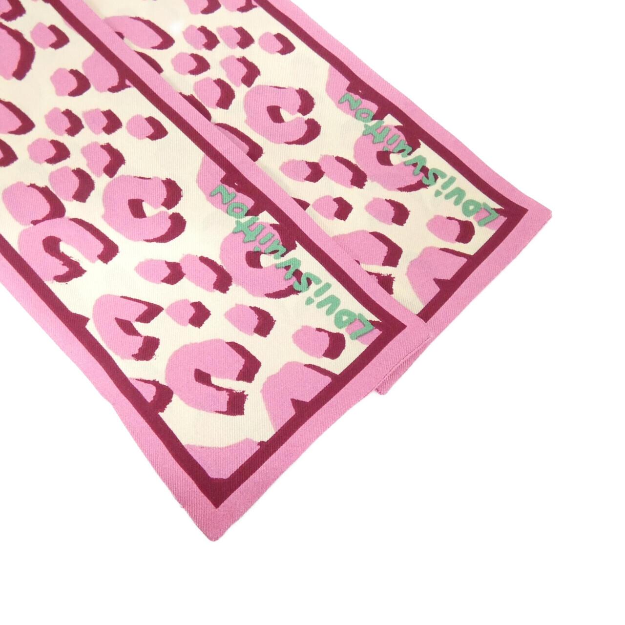 ルイヴィトン バンドー レオパード M72867 スカーフ