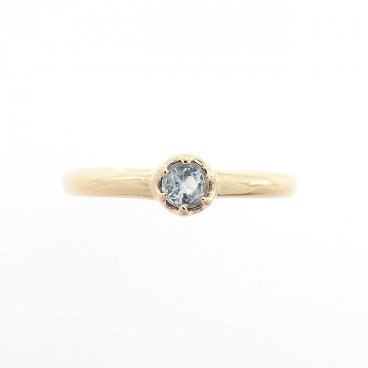 4゜C アクアマリン リング